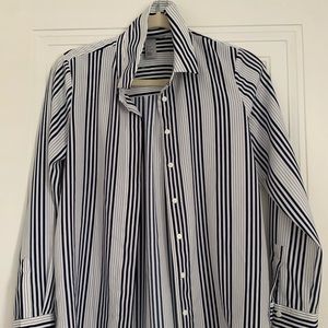 Multi Striped Button Down Shirt